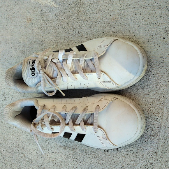 Adidas Gazelle white leather runners - Picture 8 of 9